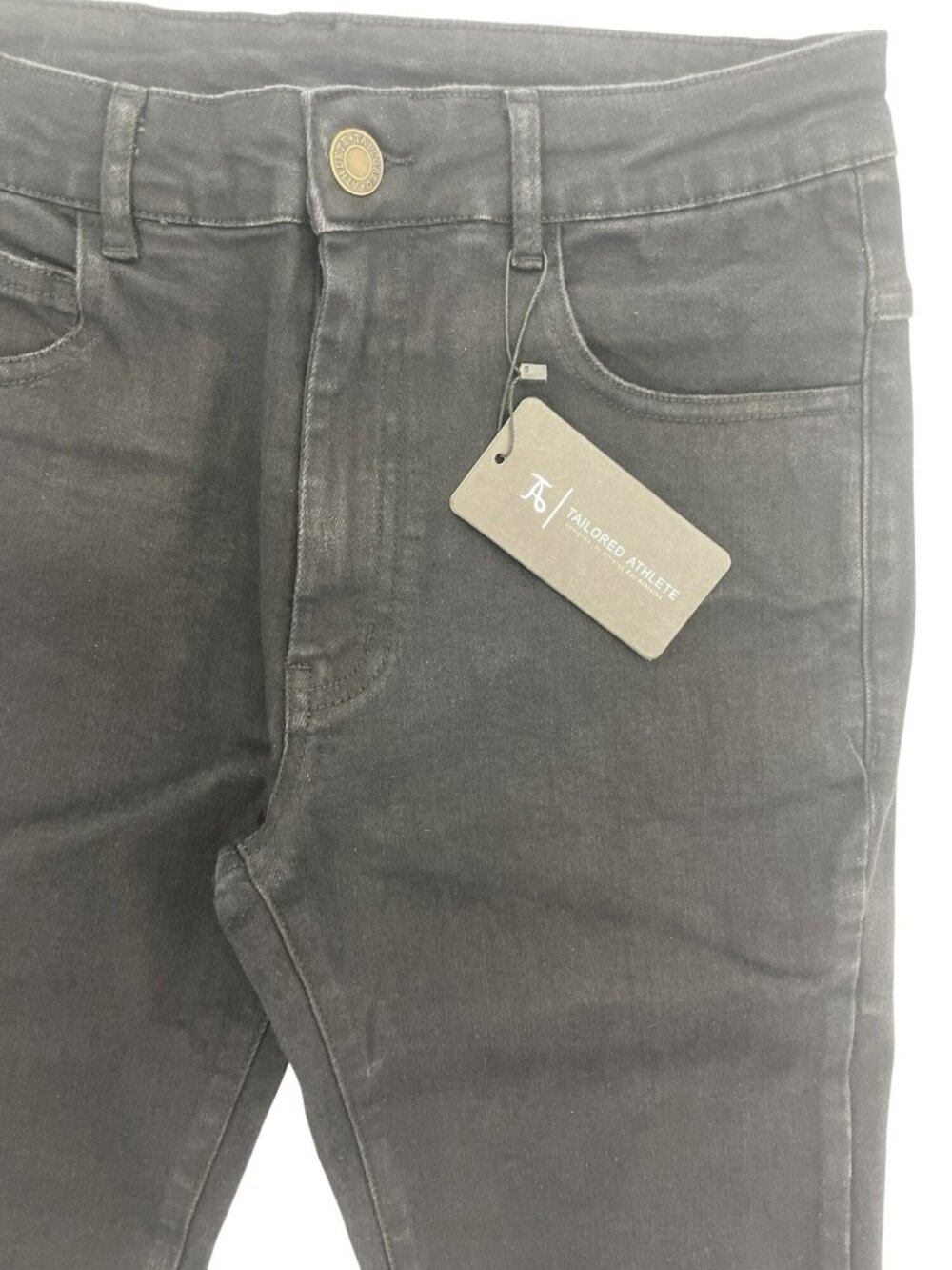 Tailored Athlete Slim-Fit Stretch Black Denim Jeans Men's Size 34Wx30L NWT - Picture 3 of 9